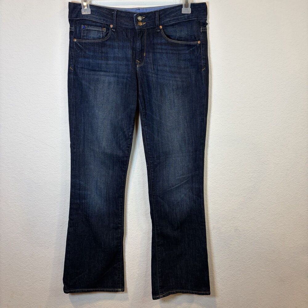 Gap Perfect Boot Jeans Women's Size 12 Dark Wash Blue Denim Western Cowgirl